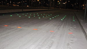 Плитка тротуарная светодиодная для автодорог